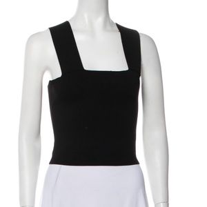 ALC black square neck top size small